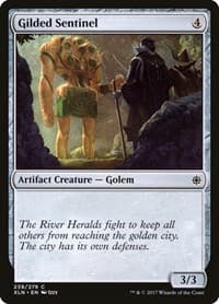 Gilded Sentinel - Ixalan - Magic: The Gathering card