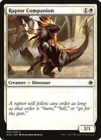 Raptor Companion - Ixalan - Magic: The Gathering card