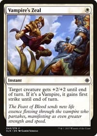 Vampire's Zeal - Ixalan - Magic: The Gathering card