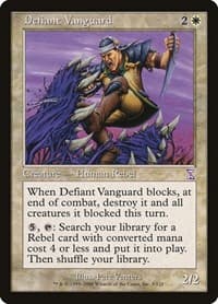 Defiant Vanguard - Timeshifted - Magic: The Gathering card