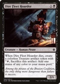 Dire Fleet Hoarder - Ixalan - Magic: The Gathering card