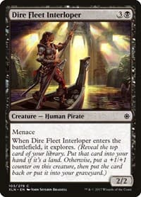 Dire Fleet Interloper - Ixalan - Magic: The Gathering card