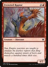 Frenzied Raptor - Ixalan - Magic: The Gathering card