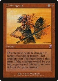 Disintegrate - Timeshifted - Magic: The Gathering card