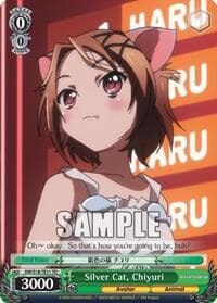 Silver Cat, Chiyuri - Accel World - Weiss Schwarz card