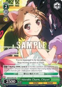 Adorable Charm, Chiyuri - Accel World - Weiss Schwarz card