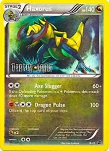 Haxorus - 16/20 (Dragon Vault) - Blister Exclusives - Pokemon card