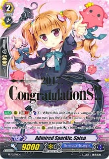 Admired Sparkle, Spica (Hot Stamped) - Promo Cards - Cardfight Vanguard card