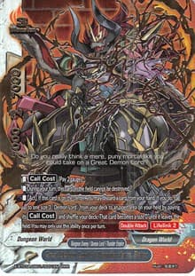 Great Demon Lord of Thunderstorm, Batzz - LVL Up! Heroes & Adventurers! - Future Card BuddyFight card