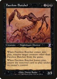 Faceless Butcher - Timeshifted - Magic: The Gathering card