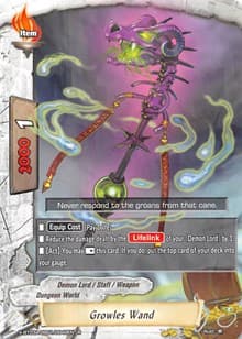 Growles Wand - LVL Up! Heroes & Adventurers! - Future Card BuddyFight card