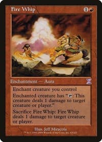 Fire Whip - Timeshifted - Magic: The Gathering card