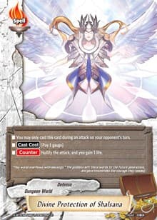 Divine Protection of Shalsana - LVL Up! Heroes & Adventurers! - Future Card BuddyFight card