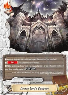 Demon Lord's Dungeon - LVL Up! Heroes & Adventurers! - Future Card BuddyFight card