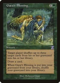 Gaea's Blessing - Timeshifted - Magic: The Gathering card