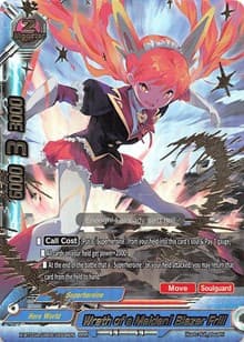 Wrath of a Maiden! Blazer Frill - LVL Up! Heroes & Adventurers! - Future Card BuddyFight card