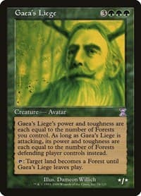 Gaea's Liege - Timeshifted - Magic: The Gathering card