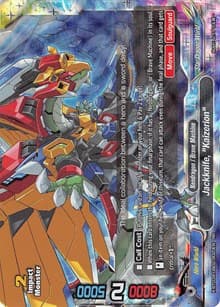 Jackknife, "Kaizerion" - LVL Up! Heroes & Adventurers! - Future Card BuddyFight card