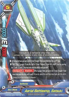 Aerial Battleship, Satsuki - LVL Up! Heroes & Adventurers! - Future Card BuddyFight card