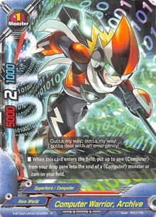Computer Warrior, Archive - LVL Up! Heroes & Adventurers! - Future Card BuddyFight card