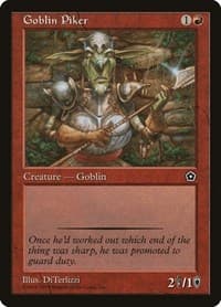 Goblin Piker - Portal Second Age - Magic: The Gathering card