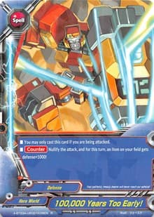 100,000 Years Too Early! - LVL Up! Heroes & Adventurers! - Future Card BuddyFight card