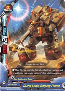 Quinq Lada, Sniping Frame - LVL Up! Heroes & Adventurers! - Future Card BuddyFight card