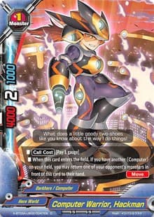 Computer Warrior, Hackman - LVL Up! Heroes & Adventurers! - Future Card BuddyFight card