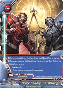 Sorry To Keep You Waiting! - LVL Up! Heroes & Adventurers! - Future Card BuddyFight card