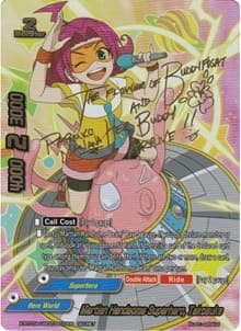 Martian Handsome Superhero, Takosuke (Secret) - LVL Up! Heroes & Adventurers! - Future Card BuddyFight card
