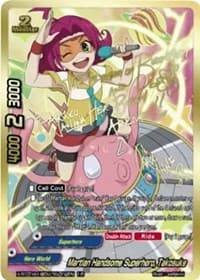 Martian Handsome Superhero, Takosuke (ER Signed) - LVL Up! Heroes & Adventurers! - Future Card BuddyFight card
