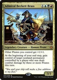 Admiral Beckett Brass - Prerelease Cards - Magic: The Gathering card