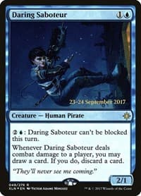 Daring Saboteur - Prerelease Cards - Magic: The Gathering card