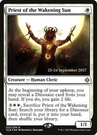 Priest of the Wakening Sun - Prerelease Cards - Magic: The Gathering card