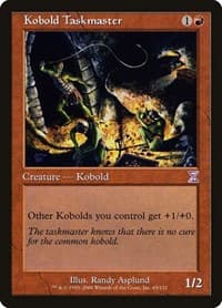 Kobold Taskmaster - Timeshifted - Magic: The Gathering card