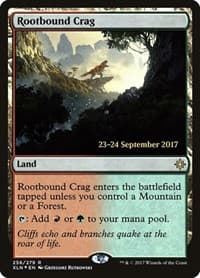 Rootbound Crag - Prerelease Cards - Magic: The Gathering card