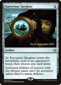 Sorcerous Spyglass (XLN) - Prerelease Cards - Magic: The Gathering card