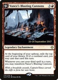 Vance's Blasting Cannons - Prerelease Cards - Magic: The Gathering card