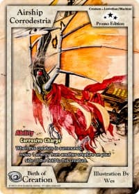 Airship Corrodestria (Promo Edition) - Exodus Promo Cards - Exodus TCG card