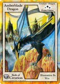 Amberblade Dragon (Promo Edition) - Exodus Promo Cards - Exodus TCG card