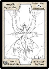 Angelic Apparition (Limited Edition) - Limited Edition Sketch Cards - Exodus TCG card
