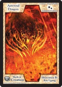 Asteroid Dragon (Unlimited Edition) - Birth of Creation - Exodus TCG card