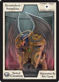 Benevolent Seraphim (Premiere Edition) - Birth of Creation - Exodus TCG card