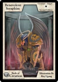 Benevolent Seraphim (Second Edition) - Birth of Creation - Exodus TCG card