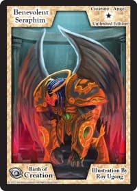 Benevolent Seraphim (Unlimited Edition) - Birth of Creation - Exodus TCG card