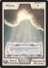 Blessing (Premiere Edition) - Birth of Creation - Exodus TCG card