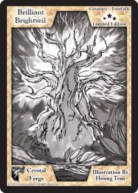 Brilliant Brightveil (Limited Edition) - Limited Edition Sketch Cards - Exodus TCG card