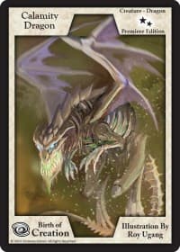 Calamity Dragon (Premiere Edition) - Birth of Creation - Exodus TCG card