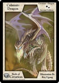 Calamity Dragon (Second Edition) - Birth of Creation - Exodus TCG card