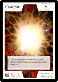 Cataclysm (First Edition) - Birth of Creation - Exodus TCG card